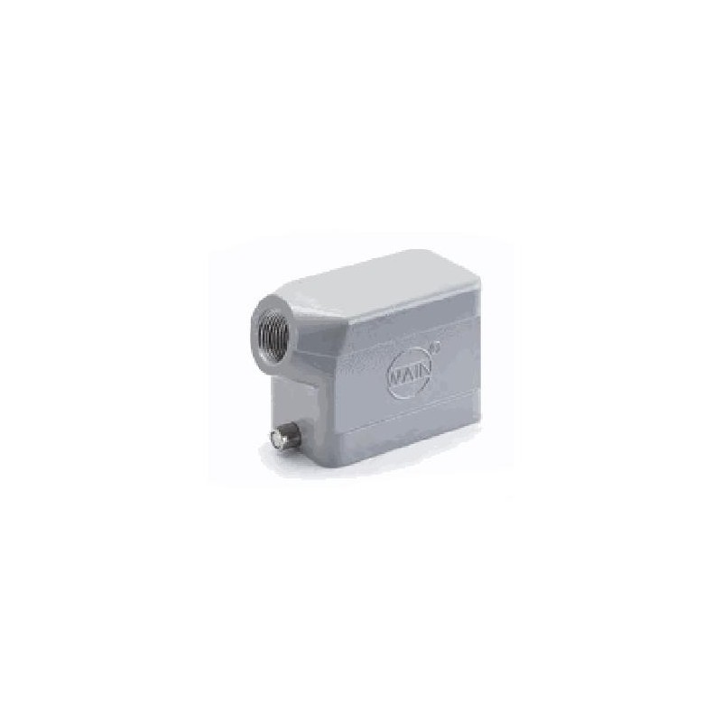 Capot 10B, Aluminium moulé sous pression, Alliage de zinc moulé, IP65, Sortie horizontale, PG16